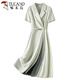 Woodpecker Haimi Campeer Suit Falda para mujeres 2025 Summer NUEVA TEMPERAMENTO PROFESIONAL Falda de ocasión formal Vestido beige Cinturón gris gratis S 85-105Jin [Jin es igual a 0,5 kg]