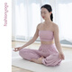 Fansheng Yoga 2025 Neue einfache Sportarten und lässige, vielseitige, verkürzte Hosen für Frauen atmungsaktives lockeres Schlank