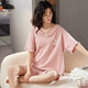 甜美可爱夏季女士睡衣套装圆领短袖家居服GXT-6630女 GXT-6636女 L (160) 【建议95-110斤】