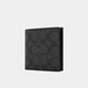COACH JD Outlet Brand Direct Supply Men's Short Folding Wallet Card Holder Gray Chinese Valentine's Day Gift