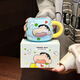 Crayon Shin-chan Big Belly Mug Girls Good-looking Gift Coffee Cup Ceramic Water Cup Drinking Cup Office Couple Mug Crayon Shin-chan Mug Color Box-Blue