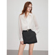 
ELLE French Lycel Tintis Short Shirt for Women 2025 Summer New High-end Light and Fashion Shirt White M