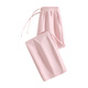 Jeanswest Milchseide Widm-Bein Hosen für Frauen 2025 Frühlings- und Herbst-neuer Stil kleiner hoch taillierter, schlanker loser lässiger Hosen Jr. Pink 835a 165/88a/m