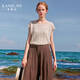 Kamilan Hollow Lose Mode Frauenpullover 2025 Sommer Neues Design Ärmel und schickes Top Off White S