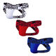 TTPMER Internet Style Style Double-couche entrejambe Men's Underwear Cross Thong Low-Waist Cotton Pit Tissu sexy et séduisant. Le bleu M est recommandé à 90-110jin [Jin est égal à 0,5 kg]