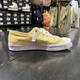 Converse (Converse) Pequeño color sólido fresco Color de caramelo Zapatos de lona de boca abierta ACACAC ACACACO AMORA GENUINA AMARILLO ALIMARIO A11964C 35 210 mm
