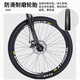 Jeep folding mountain male and female student 26-inch 24-speed dual shock-absorbing road bicycle Ares-Cangling Green