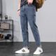 
Seven Wolves High-end Men's Business Jeans Men's Summer 2025 New Fashion Brand Washed Slim Feet Cropped Pants Men 9901 Blue Gray 28