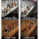 Polymer_photo Selección de pared Combinación Marco de fotos Estilo industrial Marco decorativo Marco de imágenes colgante Marco 2694 All Black (19 piezas) Bolsa estándar