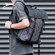 Slazenger/Slazenger Fashion Trendy PU versatile travel bag backpack for men and women diamond black
