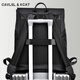 Mochila Cavlslkcat mochila para hombres mochila comercial Computer Bag de viajes de viajes Bolsa de viajes High School College Bag Black 15 pulgadas 32*11*42cm