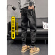 Jinlilai GY Clothing Men's Ripped Jeans Summer Trendy Brand Slim Feet 2025 New Summer Thin Black Boys' Leisure Pants 6636 Black 36