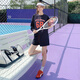 
MeiYANG (MEIYANG) Morning Dew Bubble Set [Zero Pressure Series] Citrus Bubble Sweatshirt Shorts Navy Blue L