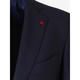 ISAIA Customized Suit Men's Mohair Blended Formal Business Executive Jacket Set Black Solid Color Straight-Click Flip Pocket Black One Size 62
