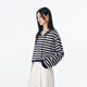 Peacebird [same style in the mall] Women's clothing 2025 summer new anti-wrinkle line cardigan A3EDF2629 Blue S 155