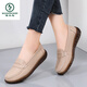Zapatos madre de pájaros carpinteros Spring y otoño Tendón de vaca de cuero genuino SOLO SOLO SOLO COMOLORTOS SUMERACIÓN SUMERA A MEDIO HOLCO SOLO SOWOR
