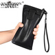 VUNIQSON brand genuine leather wallet men's long men's zipper wallet soft leather clutch business wallet trend