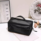 Feiyuejia cosmetic bag women's large capacity portable storage ins high-end travel cosmetics business trip toiletry bag large mesh black 1 piece