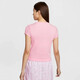 Nike Nike Spring and Summer T-shirt à manche à manches courtes pour femmes Sports et collants décontractés FV5509-690 rouge / rose xl