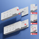 International electrician socket one-turn multi-expansion in-situ replacement punch-free converter plug-in kitchen extension multi-functional socket expansion left expansion white fifteen holes per opening