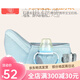 Budou mother multifunctional baby strap waist stool lightweight baby stool four seasons breathable belt front-heel single stool Mint green (upgraded)