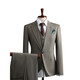 DK high-end men's one-button suit suit men's spring and autumn slim coat business casual formal dress small suit one-button tea gray (suit + trousers) 4XL 58 (158-175Jin Jin equals 0.5 kg)