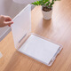 
Praise A4 file box file test paper storage file box multifunctional file box plastic transparent folder fresh blue (11932) real blue 008