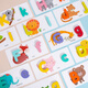 Schöne Hund und kleine Kinder früh Bildung Englisch Wort Kognitionskarte Baby Erleuchtung 26 Buchstaben Upper Case Bausteine und Partikel Spielzeugbrief Puzzle Set Set