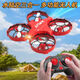 GHH water, land, air, three-in-one mini drone black technology remote control model quadcopter boy and children's aircraft toy [Glimpse number--red drone] [Aqua, land, land, [Standard] 1 battery + backup wind blade