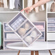 Boîte de rangement de vêtements Rangec Boîte de rangement en plastique Tiroir de rangement de garde-robe transparent Boîte de rangement Boîte de tarif