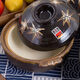 cocostyle original Wangu Shao hand-painted stewed meat Jing Maple Leaf Casserole Wide body earth pot hot pot earth pot number 8 m3892 0ml