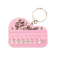 Enérgica Fun Class Fun Fishing Pequeños juguetes creativos Mini Electronic Electronic Piano Keychain colgante de colgante brillante Macaron en polvo