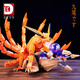 DK DEKE 5012 NINE-TAILLED FOX DRONN DRAGON ORNAMENT TRENDY TOYS ASSELL'S ASSEMBLAGE Small particules Building Blocs Toys Deke 5012 Neuf-Tail 1480 grains [Exquise Box Box Boîte