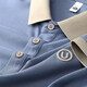 La Hailan Home Shopping Mall mismo Polo Polo Polo Summer Camiseta para una camiseta suelta bordada de manga corta para hombres [bordado h] khaki-9901 m 48 sugerencias 90-110jin [Jin equivale a 0.5 kg]