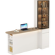 Xuepeng Multifunktional Freizeit Bar Tisch Küche Middle Island Tisch Wohnzimmer Partitionschrank Weinschrank Seitenschrank Esstisch integriert 6G374 Modell 11 (mit Licht): 1478*600*2400