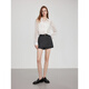 
ELLE French Lycel Tintis Short Shirt for Women 2025 Summer New High-end Light and Fashion Shirt White M