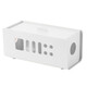 Haofanjie plug-in board storage box socket desktop power cable data cable charger desk dormitory wire management plug-in wire storage box [30*13*13cm]