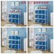
He Jiagong He Jiangong IGIFTFIRE customized three, four and five-layer double drain bucket racks more than 60 or eighty buckets of barrel water storage brackets. Silver two-layer 20 tubes 224kg is suitable for 16818