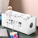 Haofanjie plug-in board storage box socket desktop power cable data cable charger desk dormitory wire management plug-in wire storage box [30*13*13cm]