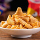 Triangular Crispy Corner Crispy Snack Crispy Crispy Potato Chips Internet Popular Puffed Snacks Crispy Horns Snack Food Wholesale Box Crispy Corner Mixed Flavors 10 Packs