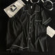 UKUHPK YUNDUO COTTON PAJAMAS MENS'S COURTS MANDES Été 2025 JUNIOR SCHOOL STATY STYLE CONSTUSSION LORD LOBTES LORTES COMPRISES HOME YUNDUO COTTON 12532 L Poids recommandé 100-130jin [Jin est égal à 0,5 kg]