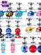 Qilicai Intelligent suspendu en suspension colorée à détection de boule de vol de vol Boule à distance pour télécommande Hélicoptère Toy garçon cadeau induction UFO Red Fly
