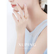XUPING Xuping Jewelry Alloy Fashion Niche Design Versatile Ring Women’s Gift Accessories Pink Open Ring