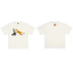 Lee Kids Japanische amerikanische trendige Marke Human Dragon Jahr Limited Kurzärmelige Männer Paar Sommer Cartoon Tier T-Shirt Damen der Top 3878 White S