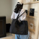 New bag women's bag tote bag casual versatile shoulder bag handbag commuting tote bag simple trendy large capacity black