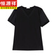 T-shirt à manches courtes de Hengyuanxiang Mère V-Neck à col courte pour les femmes en été plus de taille plus de taille moyenne pour femmes d'âge moyen de l'âge moyen de l'âge pur et 6210 modèles] l 100-115jin [Jin est égal à 0,5 kg]