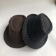 Qingyou Xu Wenqiang's same style hat, men's top hat Shanghai Tang Xu Wenqiang's same style British woolen jazz hat for middle-aged and elderly people, solid color woolen-black, adult version 58cm