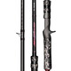 24 Neue NS Miranda Riese Luya Pole XH Super hart verstellbare Großvogelstangenhand-Stange Schwarzer Boxengigant Blau Fischstange 1 Meter C-691h