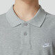 耐克（NIKE）POLO衫短袖翻领夏男士休闲健身纯棉刺绣灰色训练上衣运动T恤 FN3897-010专柜正品假一赔十 S 推荐100-120斤