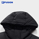 FILA FUSION Fila trendy brand couple style down jacket 2025 winter loose warm hooded jacket